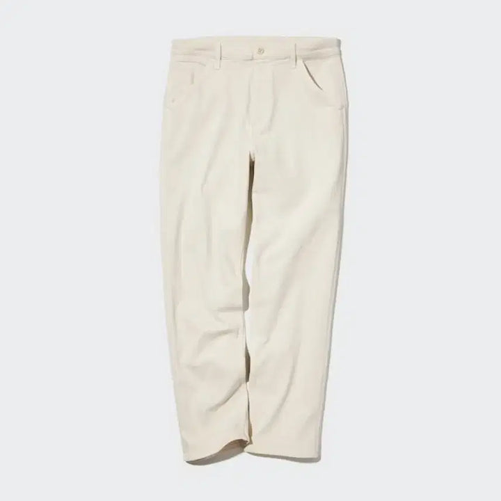 [BUNJANG] Uniqlo Wide Fit Work Pants Ivory L / 유니클로 와이드핏 워크팬츠 아이보리 L