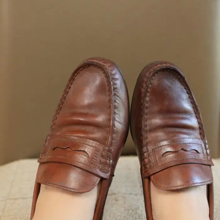 [BUNJANG] COACH Brown Leather Driving Loafers US 8D / 코치  브라운 가죽 드라이빙 로퍼255