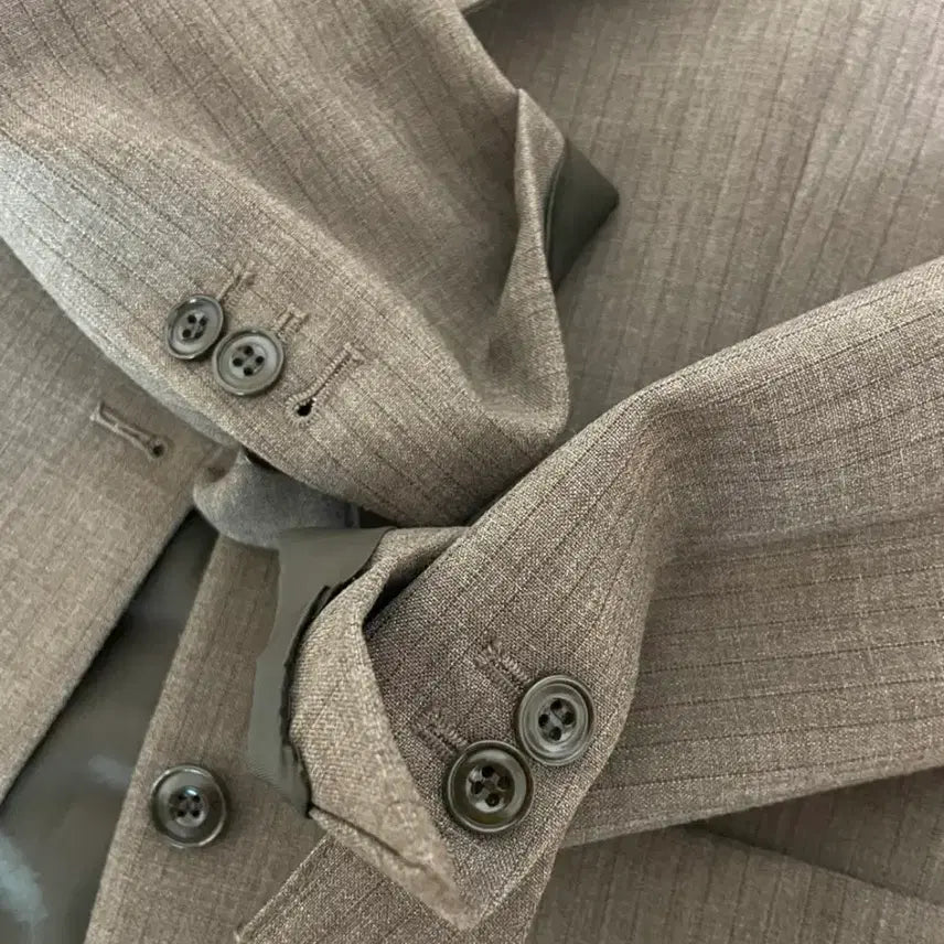 [BUNJANG] Dunst 3-Button Blazer Jacket Brown / Dunst 던스트 3버튼 브라운 블레이저 자켓
