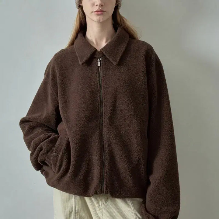[BUNJANG] Facadepattern Polartec Vintage Zip-Up Jumper / 파사드패턴 폴라텍 빈티지 집업 점퍼