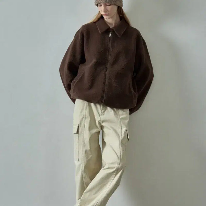 [BUNJANG] Facadepattern Polartec Vintage Zip-Up Jumper / 파사드패턴 폴라텍 빈티지 집업 점퍼