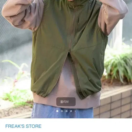 [BUNJANG] Freaks Store Cordura Nylon Vest / [L] 프릭스스토어 코듀라 나일론 조끼