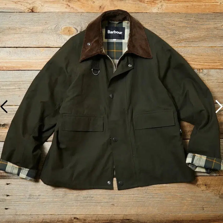 [BUNJANG] Barbour x Freaks Store Spey Jacket Olive (Unwaxed) XL / 바버 별주 프릭스스토어 스페이 올리브 논왁스