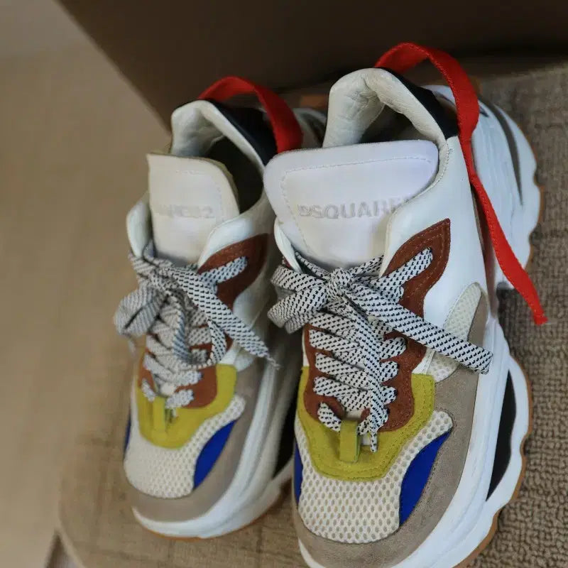 [BUNJANG] DSQUARED2 6cm Height Increasing Sneakers / 묵직하게 올려주는 6cm 디스퀘어드2  40