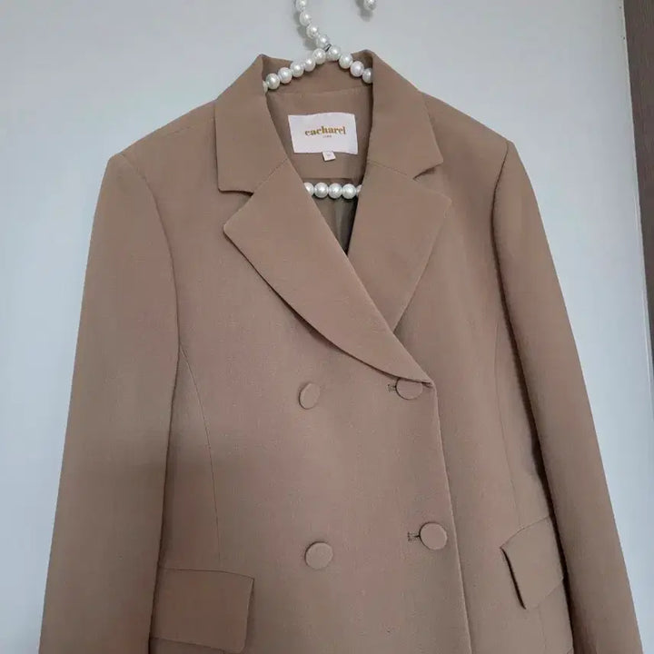 [BUNJANG] Cacharel Beige Suit Dress Size 55 / 55새옷)까사렐 베이지 정장 원피스 55사이즈