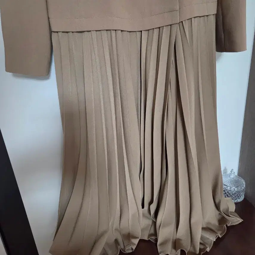 [BUNJANG] Cacharel Beige Suit Dress Size 55 / 55새옷)까사렐 베이지 정장 원피스 55사이즈