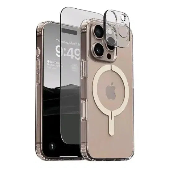 [BUNJANG] Verus Crystal Halo MagSafe iPhone 16 Pro Case Set New / 베루스 크리스탈 헤일로 맥세이프 아이폰16프로 케이스 셋트 새제품