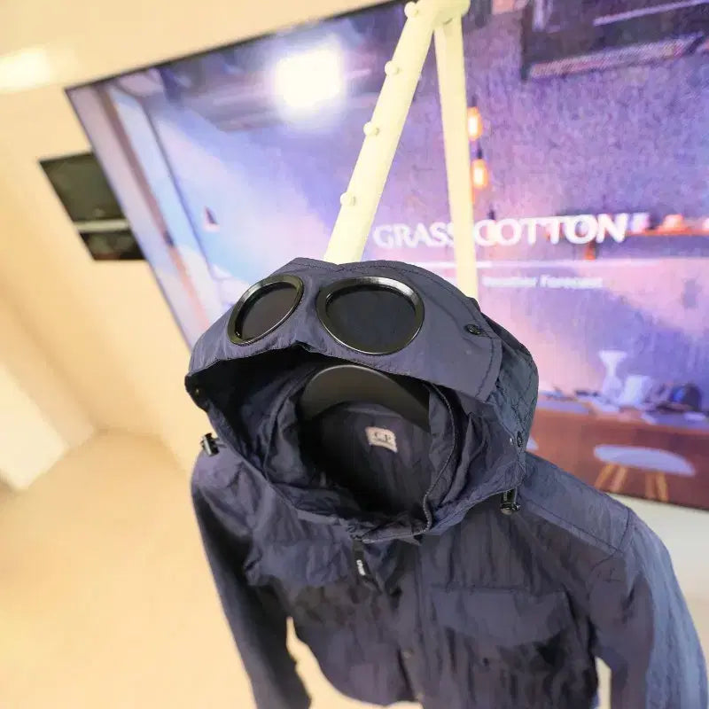 [BUNJANG] CP Company Goggle Jacket Navy Nylon Blend / 씨피컴퍼니 고글 자켓 네이비, 강한 남자 느낌