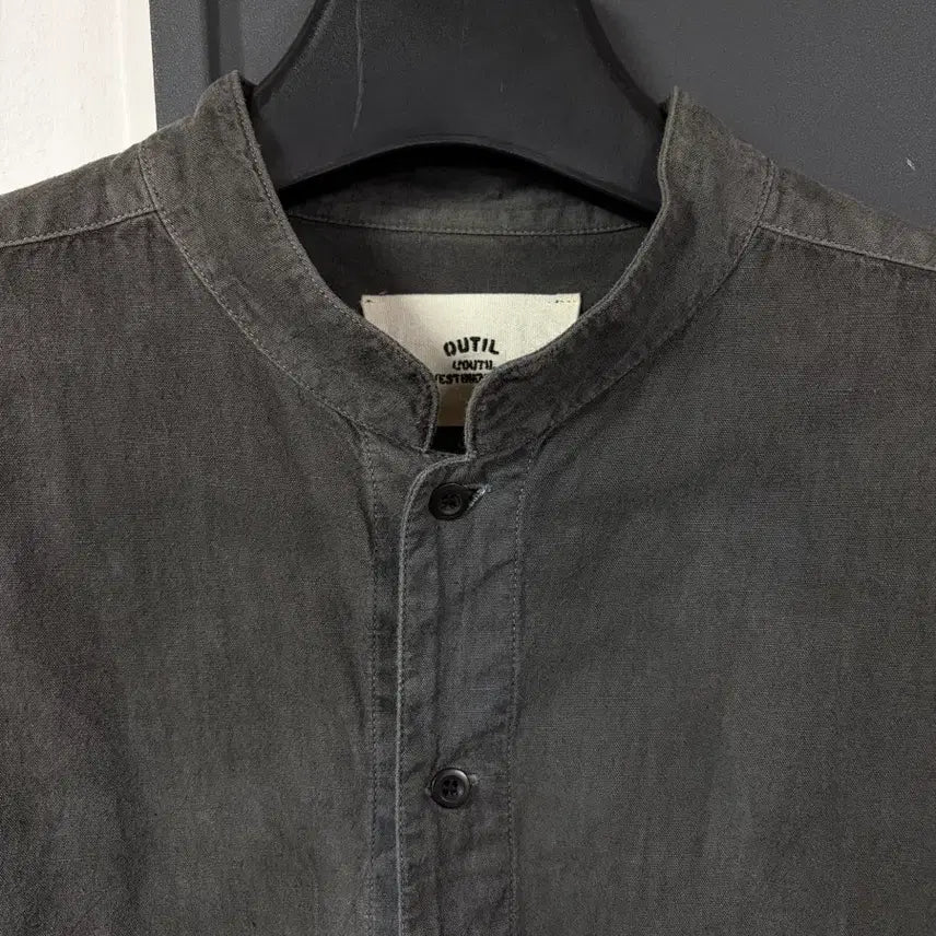 [BUNJANG] Outil Double Pocket Washed Shirt Size 4 / Outil 우틸 더블 포켓 워시드 셔츠 4