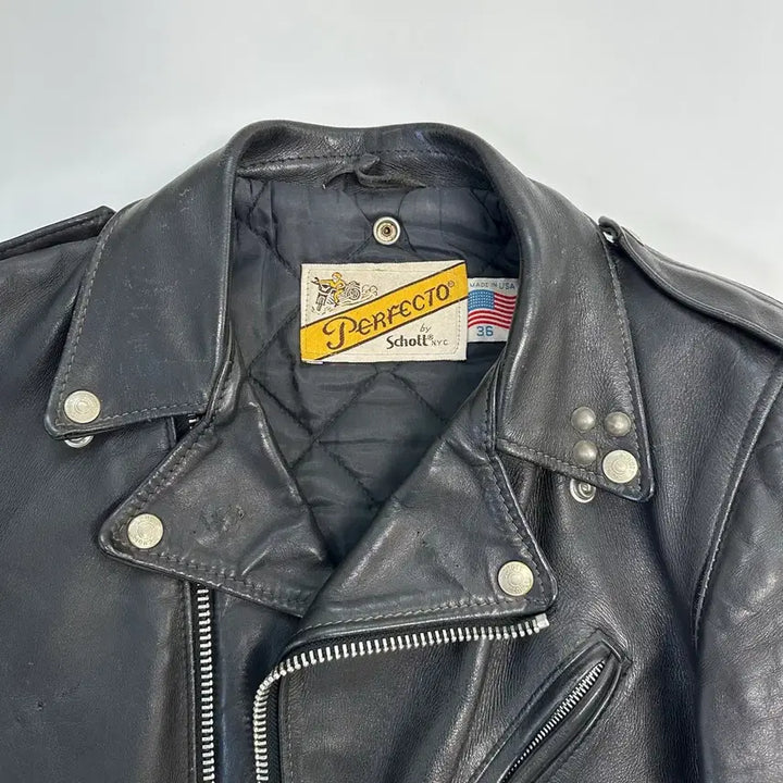 [BUNJANG] Schott Perfecto 618 Vintage Rider Jacket / schott 빈티지 퍼펙토 618 라이더 자켓 36
