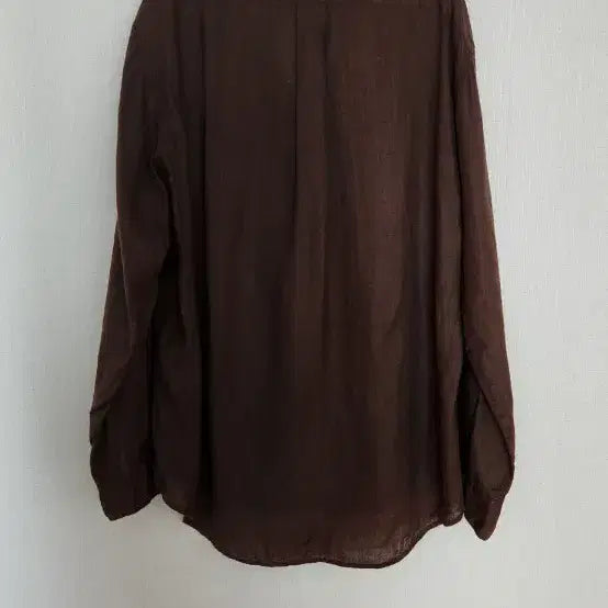 [BUNJANG] CP Company Brown 100% Linen Shirt / CP 컴퍼니 브라운 린넨 100% 셔츠