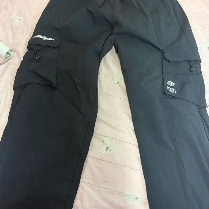 [BUNJANG] Muscle Armed Cargo Training Pants Black XL / 머슬암드 팬츠