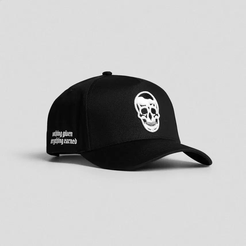 [BUNJANG] Jim Reaper Skull Embroidery Ball Cap / 짐리퍼스 블랙 스컬 자수 볼캡 모자 판매합니다