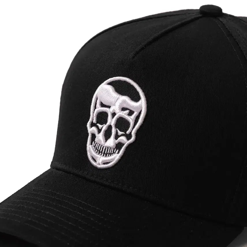 [BUNJANG] Jim Reaper Skull Embroidery Ball Cap / 짐리퍼스 블랙 스컬 자수 볼캡 모자 판매합니다