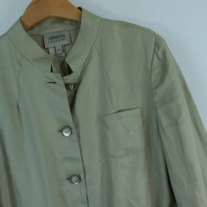 [BUNJANG] Giorgio Armani 100% Linen Jacket Beige Women&
