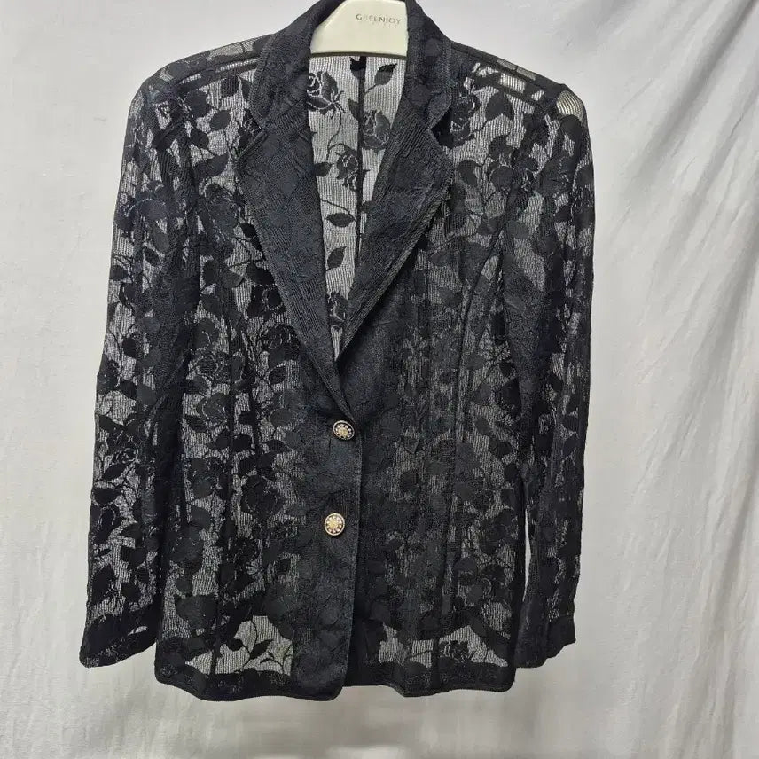 [SOLD OUT] 블랙 레이스 플라워 자켓 88