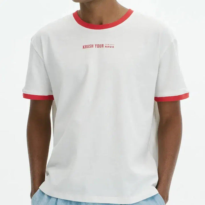 [BUNJANG] Crux Ringer Short-Sleeve T-Shirt / 크럭시 링거 반팔 티셔츠 새제품 싸게 팔아요