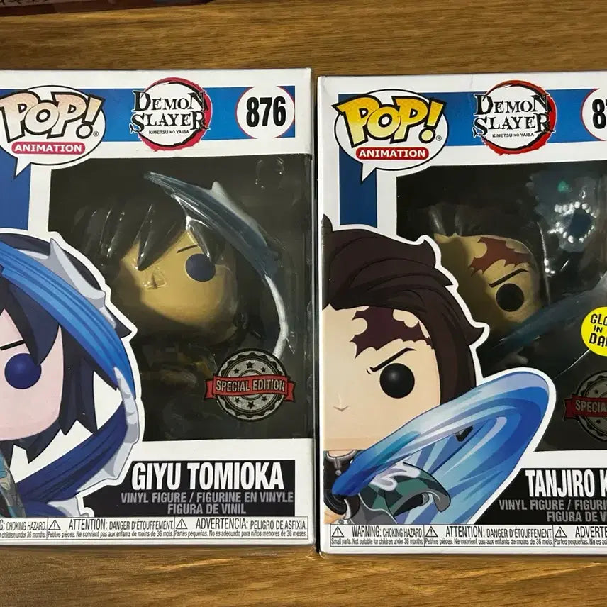 [BUNJANG] Demon Slayer Giyu / Tanjiro POP Up Parade Figure Set (Sealed) / (미개봉)귀멸의칼날 기유 / 탄지로 POP moment 피규어 세트
