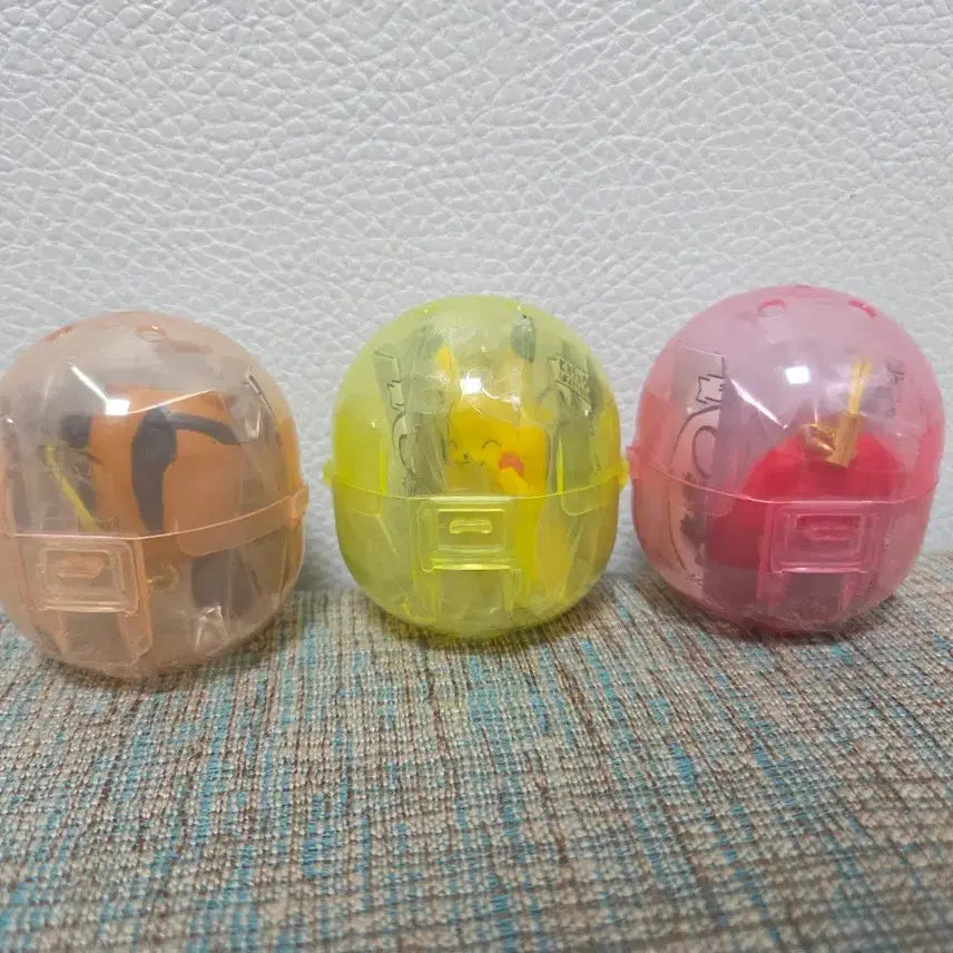 [BUNJANG] Pokemon Flat Mascot Gacha Keychain Set Pikachu Dedenne Elekid / 포켓몬스터 납작마스코트 가챠 키링 피카츄 데덴네 찌리리공