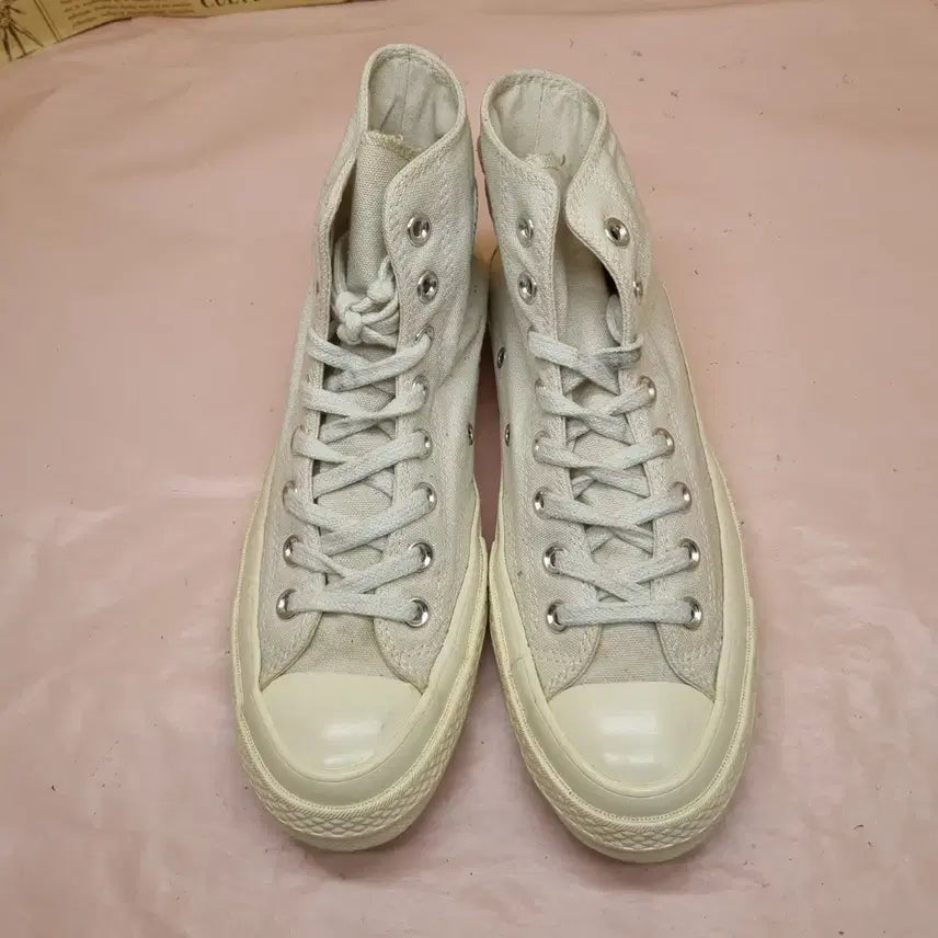 [BUNJANG] Converse Chuck 70 Vintage Natural High-Top Sneakers / 컨버스 척70 빈티지 네추럴 하이탑 250