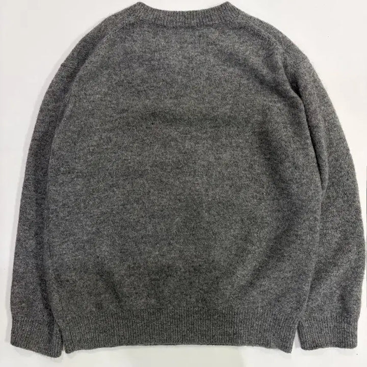 [BUNJANG] Porter Classic Baby Alpaca V-Neck Knit Grey Size 4 / 포터리 베이비 알파카 브이넥 니트 그레이 4