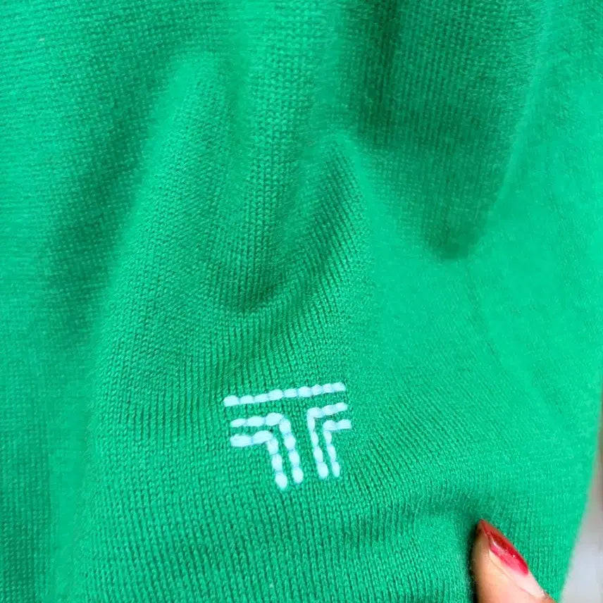[BUNJANG] Tory Burch Sport Green Knit Sweater / 토리버치 스포츠 그린 컬러 니트