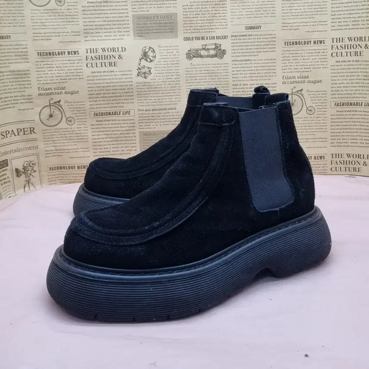 [BUNJANG] Il Corso Suede Oversoul Chelsea Boots 260 / 일꼬르소 스웨이드 오버솔 첼시부츠260