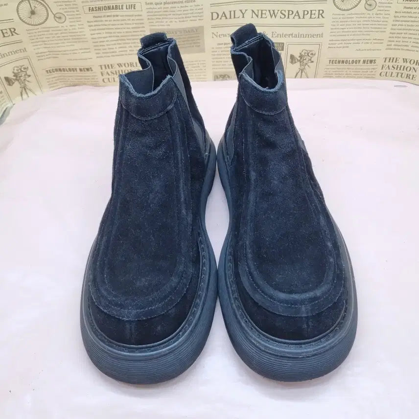 [BUNJANG] Il Corso Suede Oversoul Chelsea Boots 260 / 일꼬르소 스웨이드 오버솔 첼시부츠260