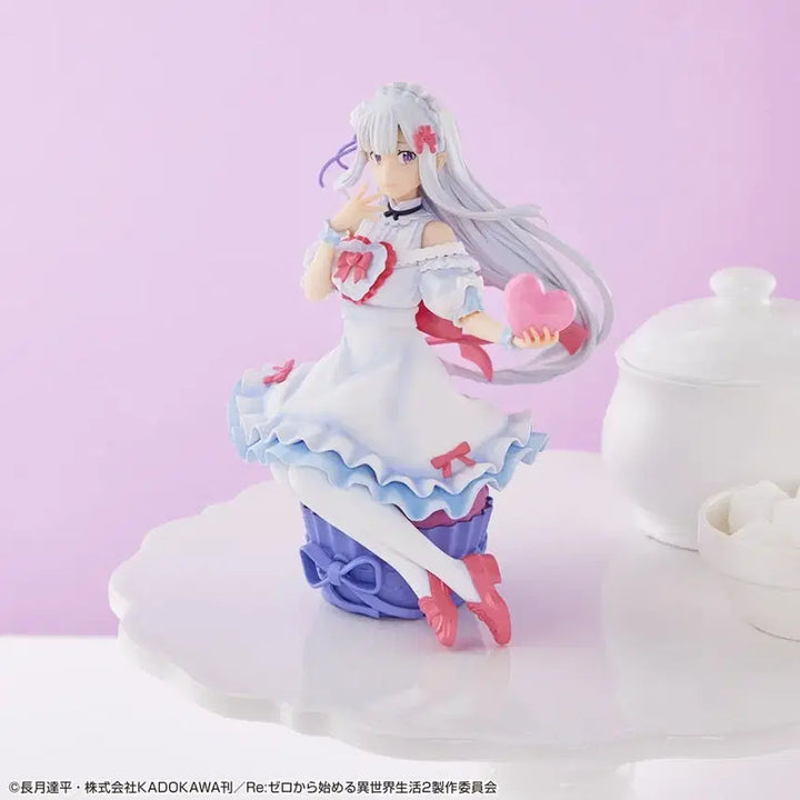 [BUNJANG] Bandai Re:Zero Emilia &amp; Ram Figure (Sealed) / Re:제로부터 에밀리아/렘 피규어 반다이(미개봉)