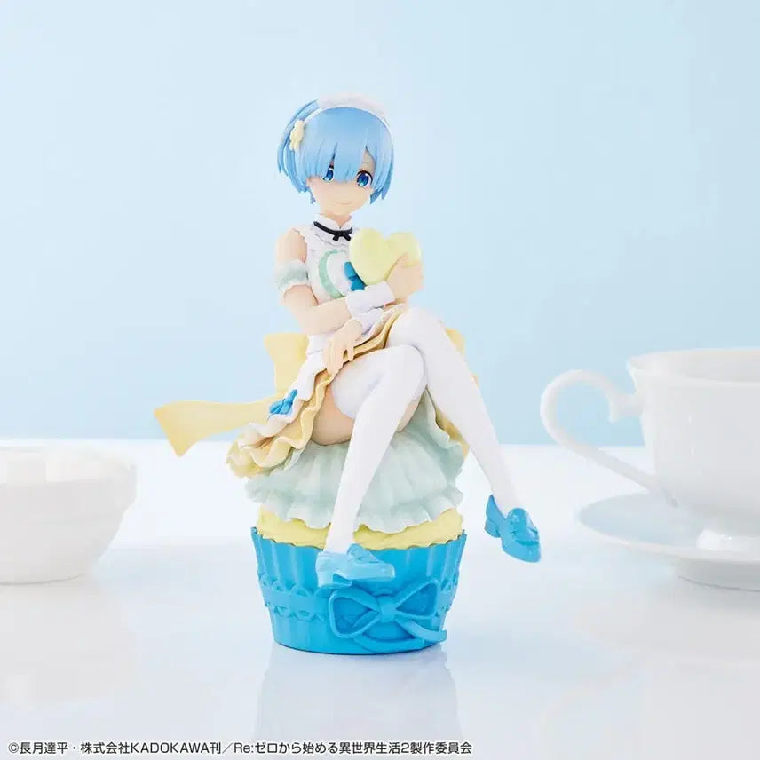 [BUNJANG] Bandai Re:Zero Emilia &amp; Ram Figure (Sealed) / Re:제로부터 에밀리아/렘 피규어 반다이(미개봉)