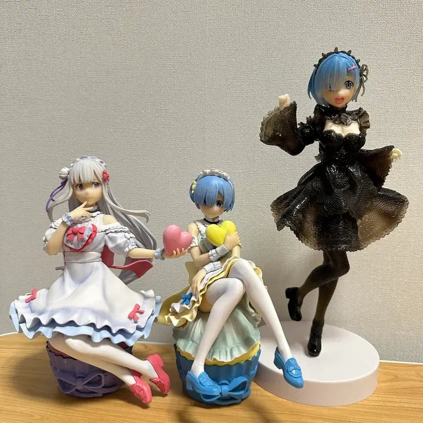 [BUNJANG] Re:Zero Rem Emilia Ichiban Kuji Prize Figure Bundle / 리제로 렘,에밀리아 피규어