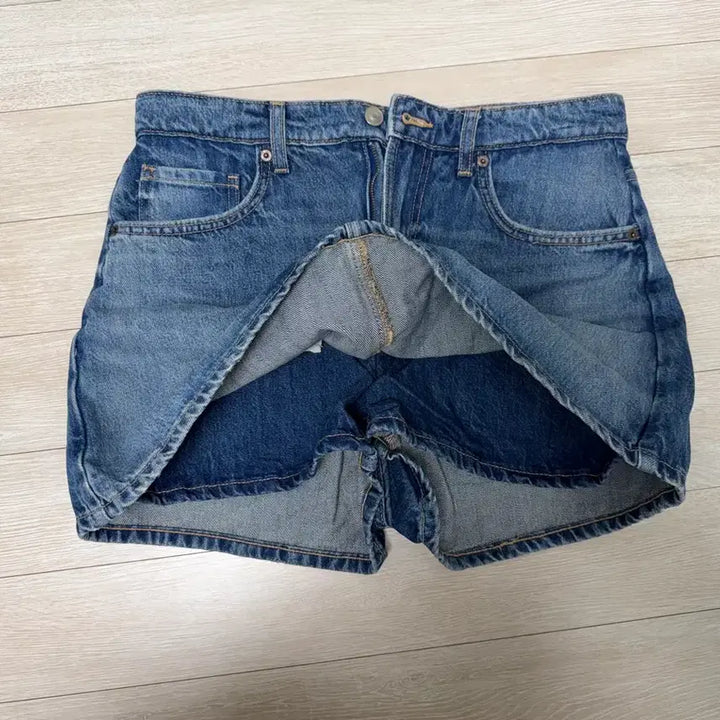 [BUNJANG] ZARA Denim Skirt Pants / (M)자라 청치마 청반바지