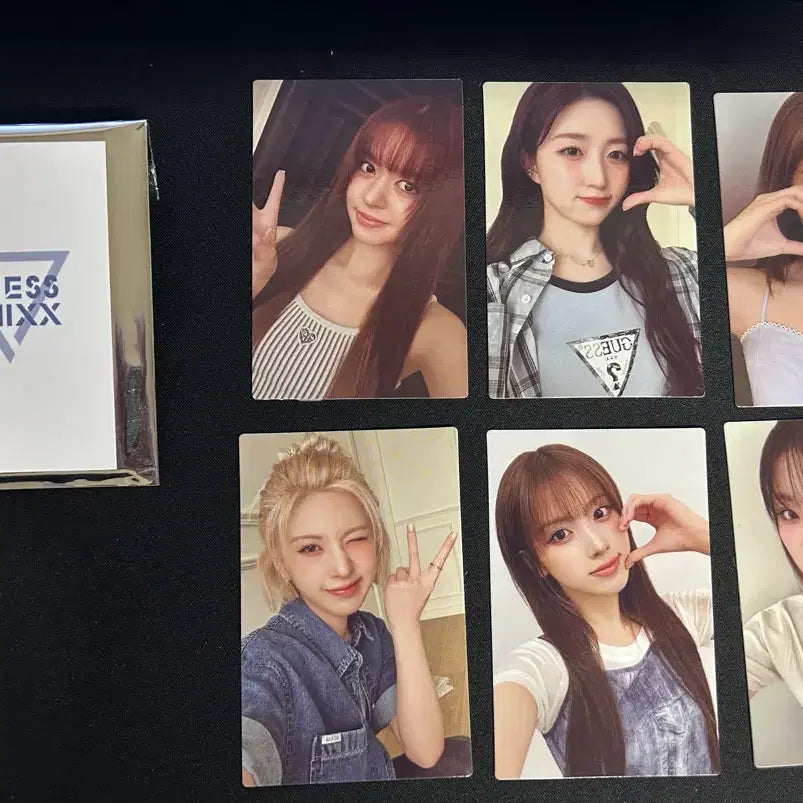 [BUNJANG] NMIXX Guess Popup Lucky Draw Photocard Message / 엔믹스 더현대 게스 팝업 특전 럭드 포카 메시지