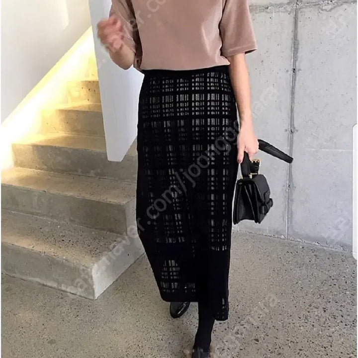 [BUNJANG] Ort Long Skirt Black / ort오르치마