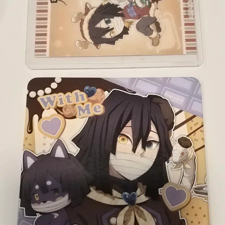 [BUNJANG] Demon Slayer Obanai Iguro White Day Coaster + Christmas Special Set / 귀멸의 칼날 이구로 오바나이 화이트데이 코스터 + 크리스마스 특전 세트