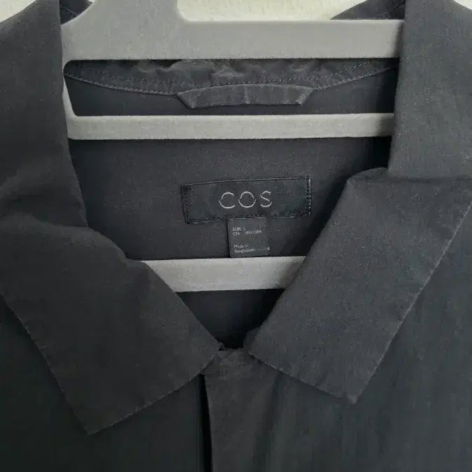 [BUNJANG] COS Black 100% Cotton Short Sleeve Shirt / COS 블랙 반팔 면100% 셔츠