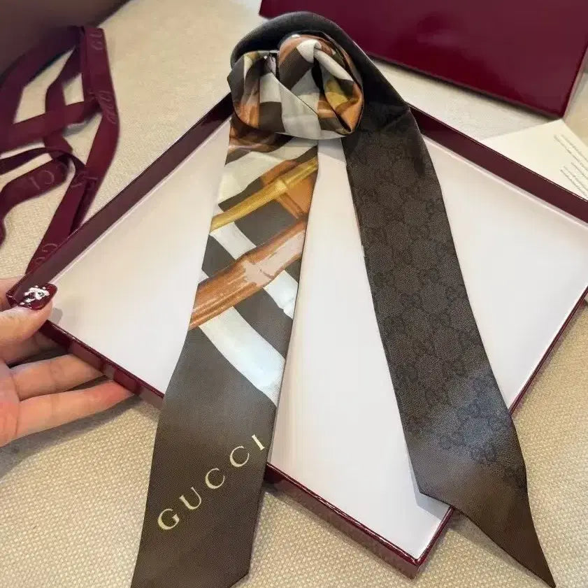 [BUNJANG] Gucci Brown Classic Scarf / 구찌브라운 클래식 스카프