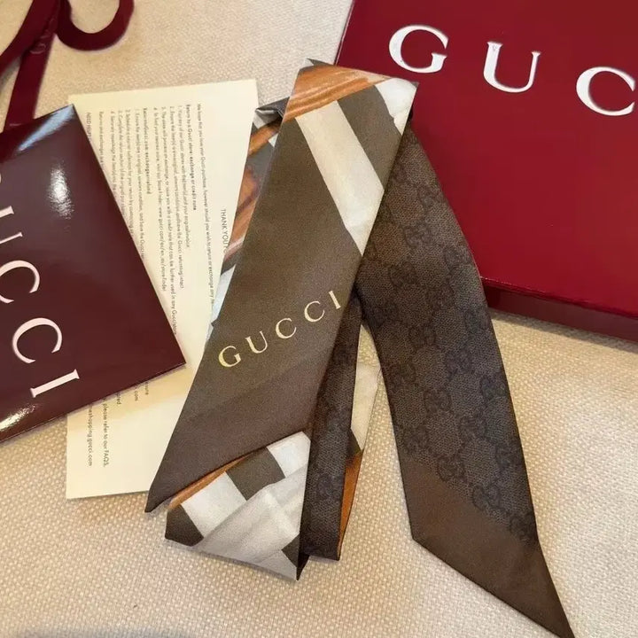[BUNJANG] Gucci Brown Classic Scarf / 구찌브라운 클래식 스카프