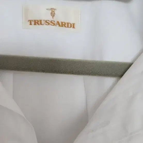 [BUNJANG] Tru Trussardi White Long Sleeve Shirt / 명품 트루사르디 화이트 긴팔 셔츠