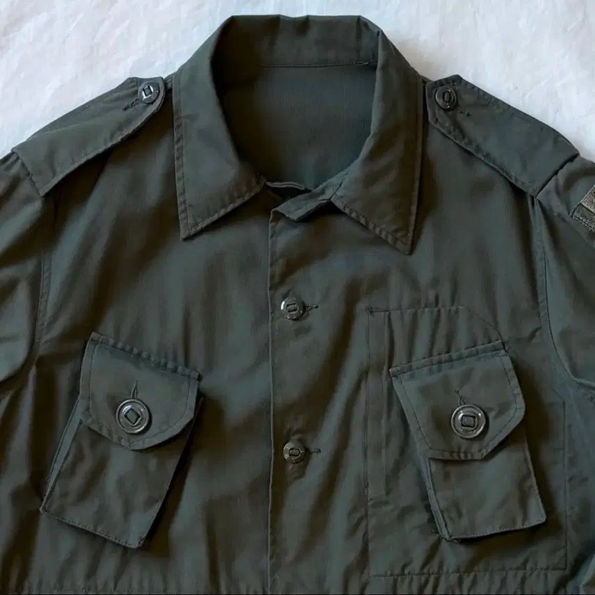 [BUNJANG] Canadian Military Deadstock 90s MK-II Lightweight Combat Jacket / [100-102] 데드스탁 90s 캐나다군 MK-ll L/W 컴뱃 자켓