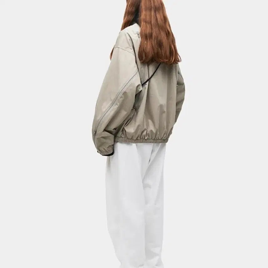 [BUNJANG] COER Multi Zip-Up Blouson Sand Beige / 쿠어 멀티 집업 블루종 샌드베이지
