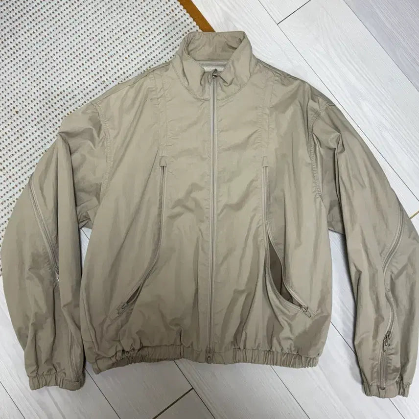 [BUNJANG] COER Multi Zip-Up Blouson Sand Beige / 쿠어 멀티 집업 블루종 샌드베이지