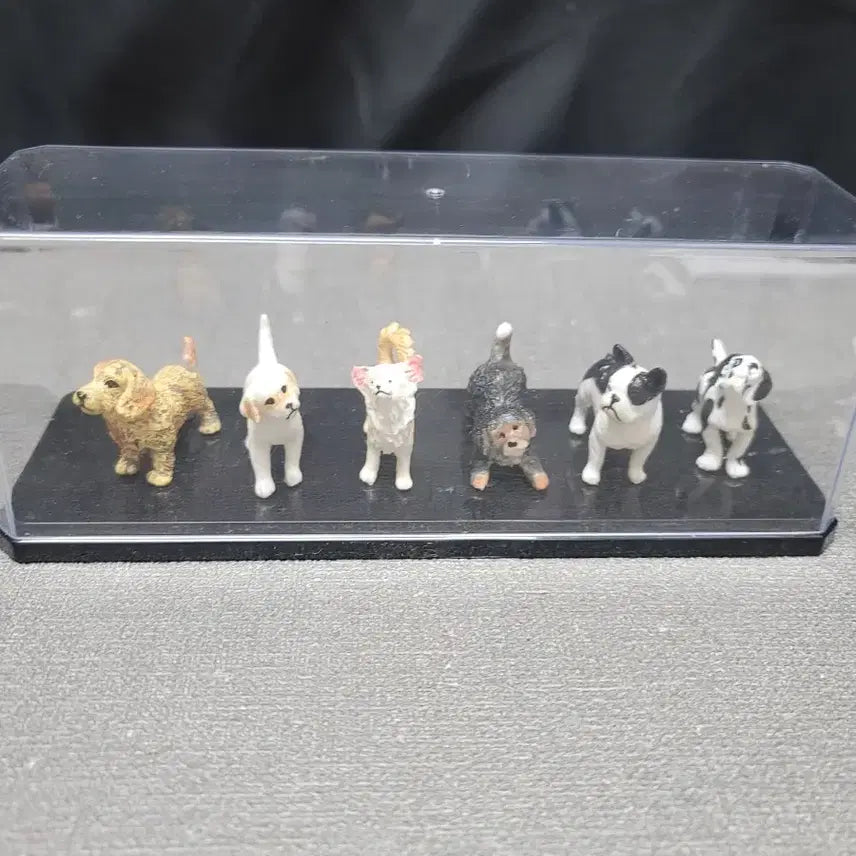 [BUNJANG] Miniature Dog Figurine Set / 강아지 피규어 미니어쳐 세트