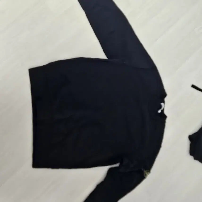 [BUNJANG] Stone Island Black Sweatshirt Training Set / 스톤아일랜드 블랙 맨투맨 트레이닝 세트