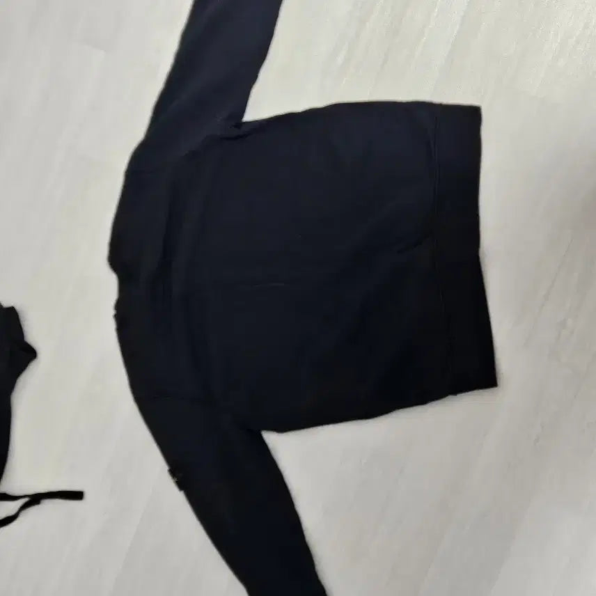 [BUNJANG] Stone Island Black Sweatshirt Training Set / 스톤아일랜드 블랙 맨투맨 트레이닝 세트