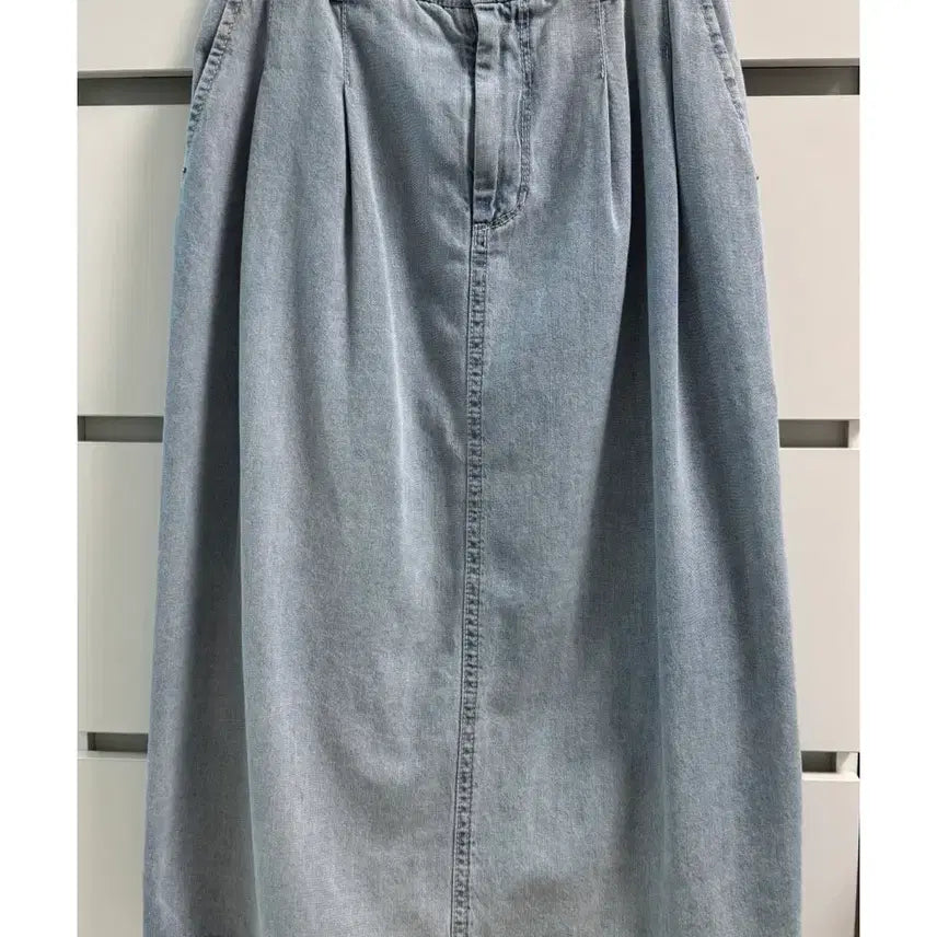 [BUNJANG] Lanvin Back Banding Denim Long Skirt Size 64 / 랑방 백 밴딩 데님스커트