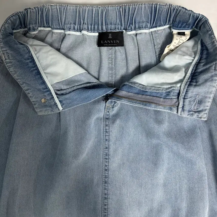 [BUNJANG] Lanvin Back Banding Denim Long Skirt Size 64 / 랑방 백 밴딩 데님스커트