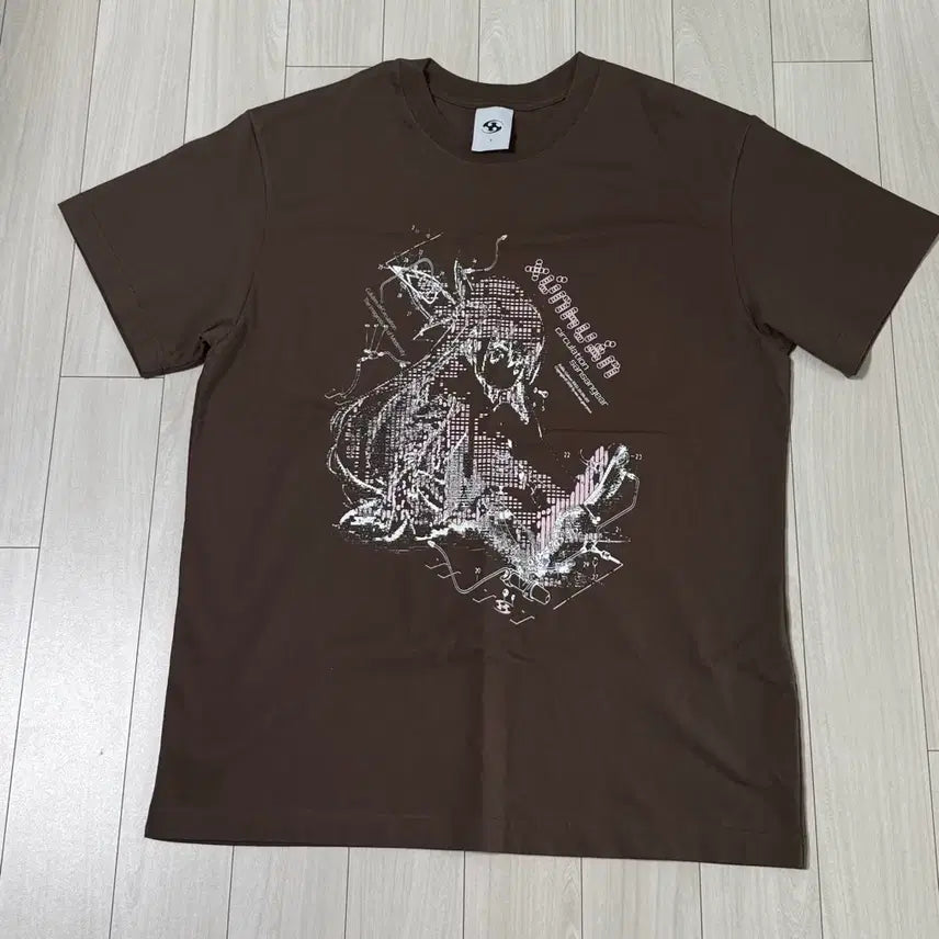 [BUNJANG] Sansan Gear XUNHUAN T-Shirt Brown Size 2 / 산산기어 XUNHUAN T-SHIRT [BROWN] 사이즈2
