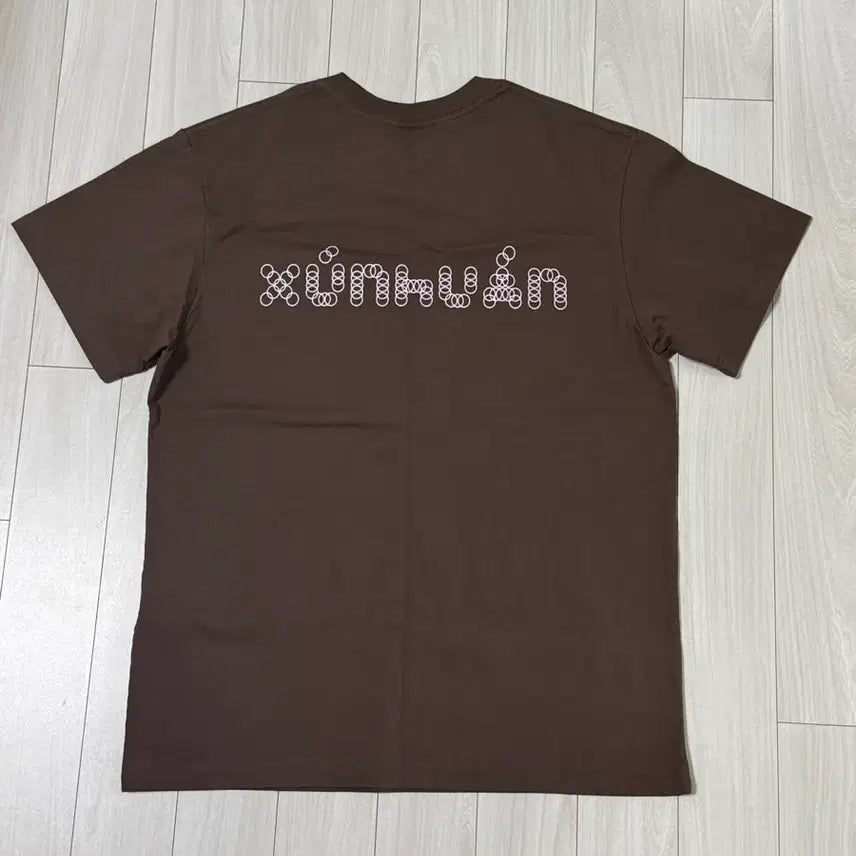 [BUNJANG] Sansan Gear XUNHUAN T-Shirt Brown Size 2 / 산산기어 XUNHUAN T-SHIRT [BROWN] 사이즈2