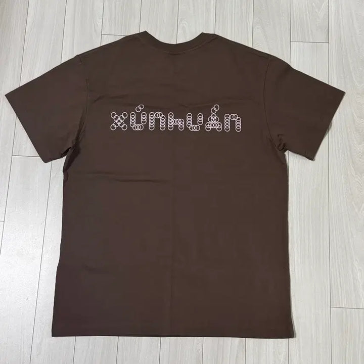 [BUNJANG] Sansan Gear XUNHUAN T-Shirt Brown Size 2 / 산산기어 XUNHUAN T-SHIRT [BROWN] 사이즈2